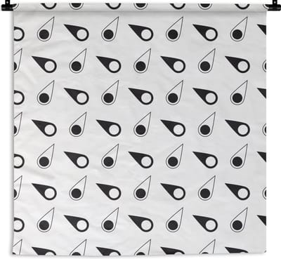 Wandkleed - Wanddoek - Kompas - Patronen - Reizen - 180x180 cm - Wandtapijt