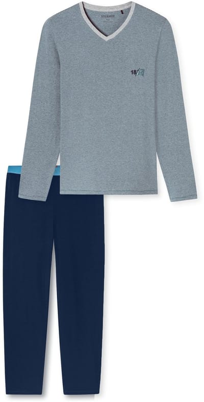 Schiesser – 95/5 – Pyjama – 183120 – Dark Blue – Maat L
