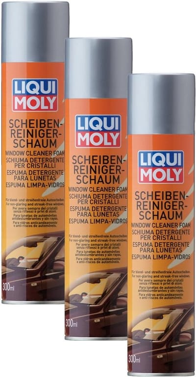 3x Ruitenreiniger-schuim - 300 ml voor helder zicht en optimale veiligheid