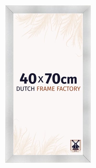Fotolijst 40x70 cm - MDF - Aluminium Geborsteld - Praag