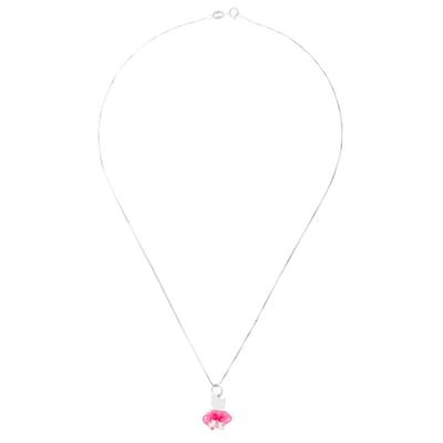 Orphelia ZH-7132 - CHAIN WITH PENDANT BEAR WITH TUTU - 925 silver - cubic zirkonia - 45 cm