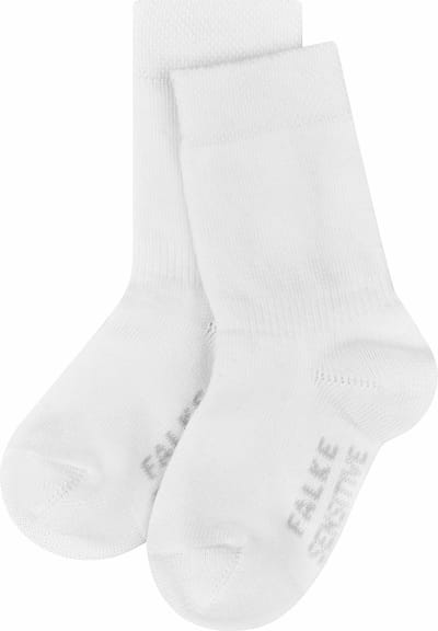 FALKE Sensitive met comfort tailleband katoen sokken baby wit - maat 62-68