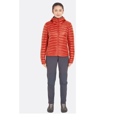 Rab Cirrus Flex Hoody Dames (Maat - 10, Kleur - Tuscan Red)