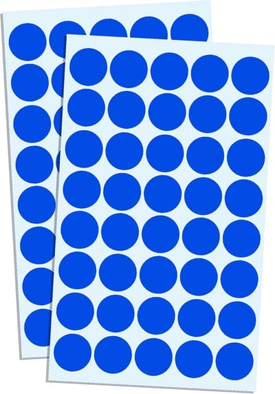 2000 Stuks - 20mm Zelfklevende Ronde Kleurrijke Stickers - Perfect voor Creatief Gebruik