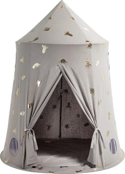 howa Speeltent Speelhuis "space" grijs met Vloermat 85111