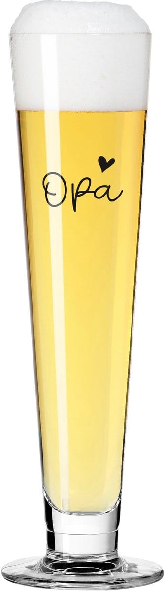 Ritzenhoff Bierglas - Opa - Kristalglas - 385 ml - Bier Glas - Verjaardag Cadeau Opa - Geschikt voor de Vaatwasser