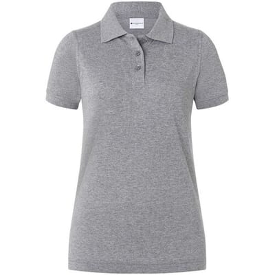 (6 stuks) KARLOWSKY Dames Werkkleding Poloshirt Basic - Lichtgrijs - maat: XS