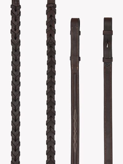 Lemieux Teugels Lemieux Hunter Leather Laced Bruin-zilver