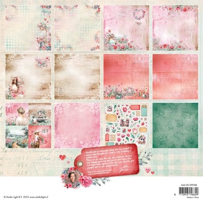 Design paper pad scrapbooking - JMA Sending you love nr. 288