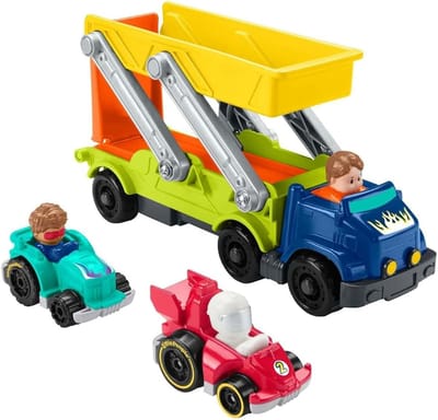 Ramp 'n Go Carrier Speelset - 2-in-1 Voertuigen met Racebaan voor Peuters
