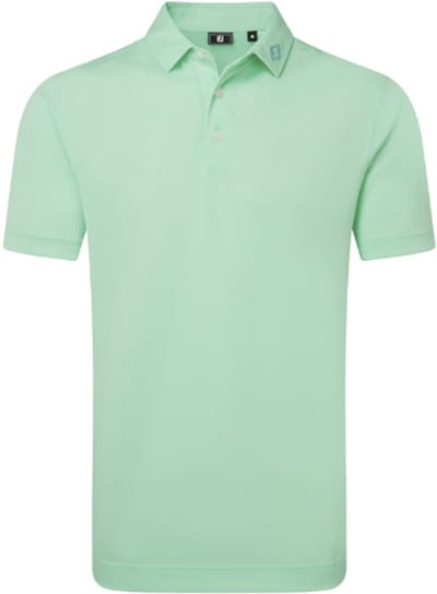 Footjoy Stretch Pique Heren Poloshirt Field Sea Glass