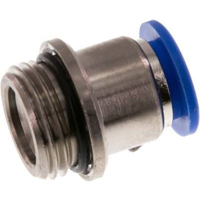 12mm x G1/2'' Messing/PA 66 Insteekfitting Buitendraad Binnenzeskant NBR [2 Stuks]