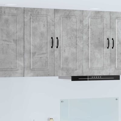 vidaXL - Vaatwasserpaneel - Kalmar - Beton - Grijs - 80 - x - 31 - x - 80 - cm
