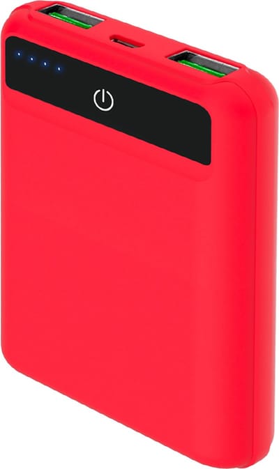 Celly Powerbank Pocket 5000mah 6,3 X 9 Cm Rood