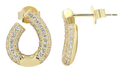 AKZENT Akzent dames oorbel "Elenia" aus 925 Sterlingzilver, gerhodineerd, duurzaam