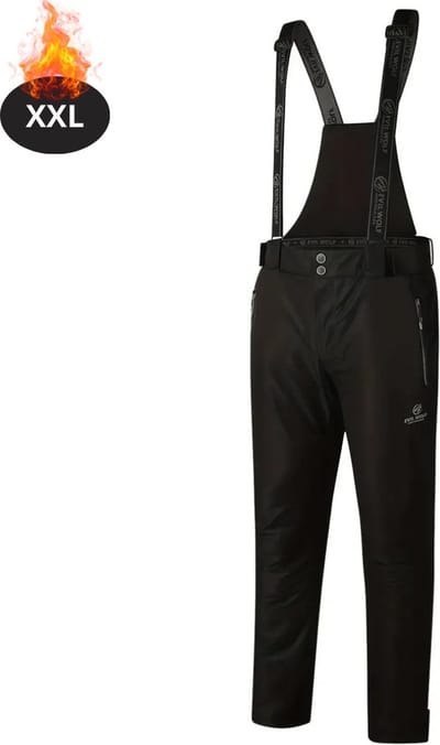 Livano Skibroek - Skipak - Snowboard Broek - Winterbroek - Sneeuwbroek - Heren - Wintersport - Zwart - Maat XXL
