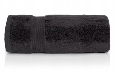 Luxe Rocco Handdoek 50x90cm - 100% Katoen, 600 GSM, Donkergrijs