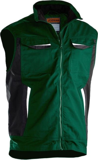 Jobman 7507 Service Vest 65750720 - Bosgroen - M