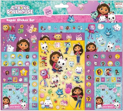 Gabby's Dollhouse Super Sticker Set - Met meer dan 500 stickers