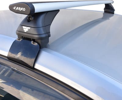 Dakdragers geschikt voor de Alfa Romeo Tonale vanaf 2022 glad dak - Aluminium - Hoog laadvermogen 100kg - Wingbar - Zilver - Merk Farad