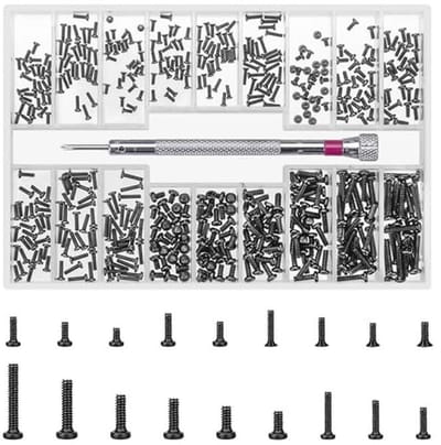 500 stuks Microschroeven Set voor Reparaties - M1.2/M1.4/M2 Kleine Schroeven