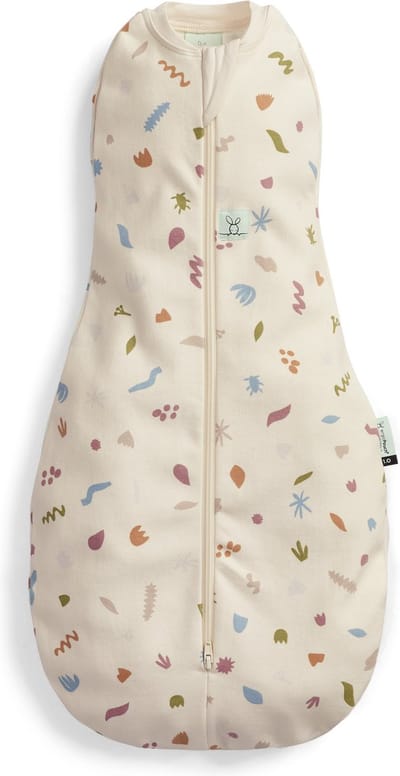 Ergopouch Cocoon inbaker slaapzak - 0,2 Tog - Slaapzak Baby - Inbakerslaapzak - Slaapzakken - Slaapzak 60 cm - Bloom