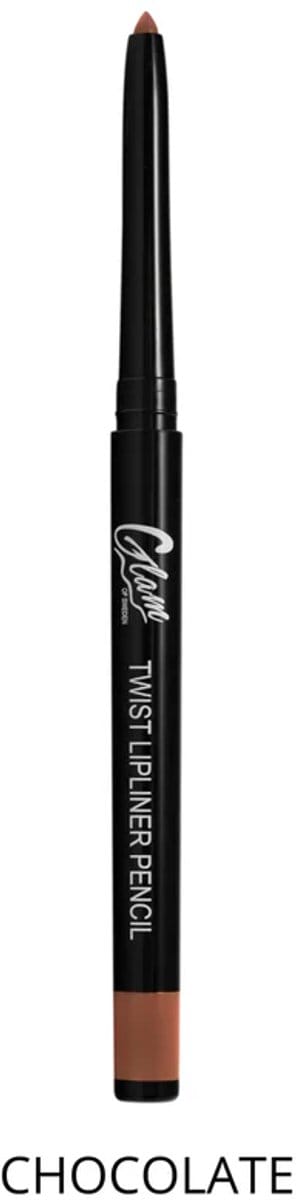 Glam of Sweden - Bruin Lippotlood - Draaibaar - Twist Lipliner Pencil - Chocolate - 1 Stuks