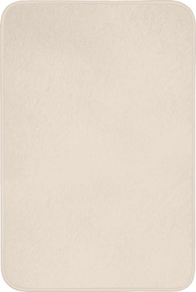 Badmat 60x90 cm - Antislip - Beige - Effen kleur - Badmatten voor badkamer - Badkamermat - Douchemat - Badkamer mat