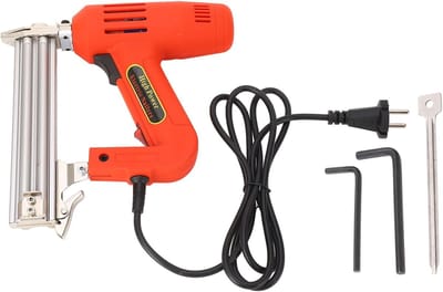 Elektrisch Nagelpistool - Accu Tacker - Houtbewerking Klussen - Krachtige Koperen Motor - 100 Nagels Capaciteit - Zwart