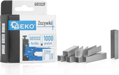 GEKO Nietjes - 1.2 x 11.3 mm - 14 mm lengte - 1000 stuks - Voor diverse papierdiktes