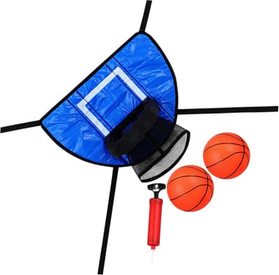 Trampoline Basketbaldoel - Binnen Buiten Ring - Hand-oog Coördinatie - Eenvoudig Te Monteren - 498 x 365 cm