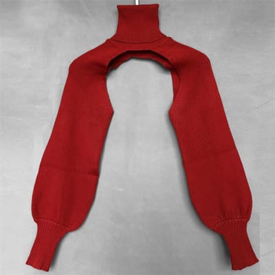 Damesmode herfst warme trui coltrui persoonlijkheid lantaarn mouw gebreide mouw trui One size