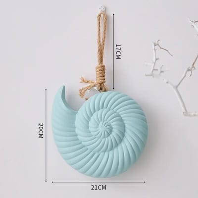 Mediterrane Stijl Schelpen Zeesterren en Schelpen Decoratie Hangers Minimalistische Oceaan Stijl Restaurant Bar Wanddecoraties 21x20cm