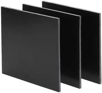 Epoxy Glasplaat - Isolatie Materiaal - Elektrische Isolatie - Hoge Mechanische Sterkte - 8x300x300mm - Zwart