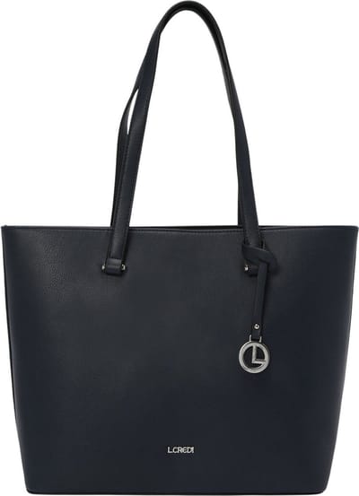 L.CREDI shopper Filippa Shopper Navy donkerblauw