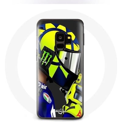 Samsung Galaxy S9 hoesje Valentino Rossi Motogp wereldkampioen snelheidsbestuurder