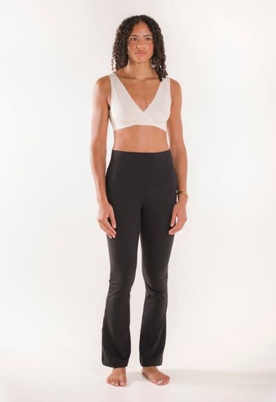 Boob Design - Zwangerschapsyogabroek - Comfortabele Stretch - Met verstelbare banden - Zwart - Maat S