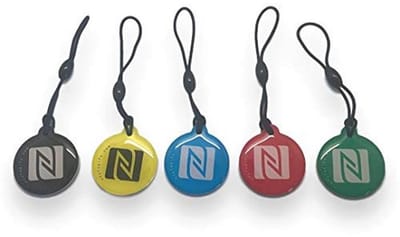 NFC-tags met hoge opslagcapaciteit en elegant design | Waterdicht en krachtig | Gemengde kleuren