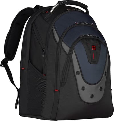 Laptop Rugzak - Reis Tassen - Dagelijks Gebruik - Gevoerde Bescherming - 23 Liter - Zwart