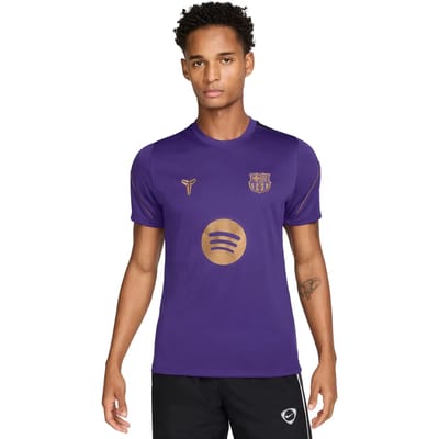 Nike Dri-FIT voetbaltop met korte mouwen voor heren FC Barcelona Strike Fourth - Paars- Heren, Paars XL