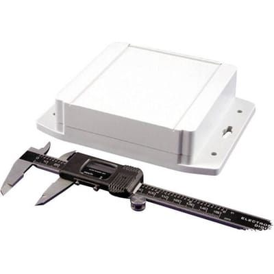 Hammond Electronics 1555NF17GY Universele behuizing 120 x 120 x 37.2 ABS Lichtgrijs 1 stuk(s)