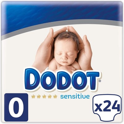 Sensitive Luiers voor Pasgeborenen Maat 0 (tot 3 kg) - Zachte Absorptie