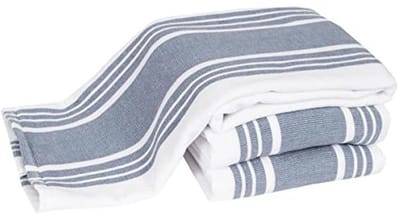 Omkeerbare schotelhanddoeken set van 3 - 100% absorberend katoen