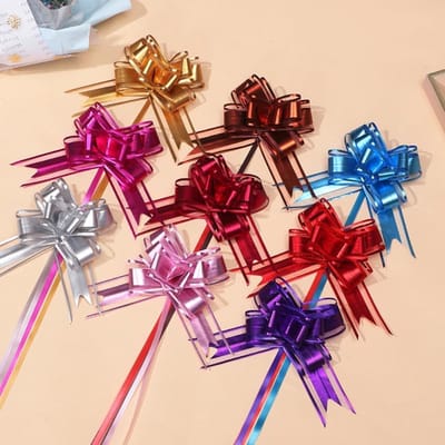 Decoratieve Geschenkbogen Set van 50 Stuks, Blauwe Strikken voor Feestdagen, Verjaardagen en Bruiloften, Perfect voor Creatieve Knutselprojecten