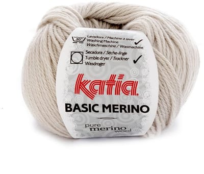 Katia Basic Merino - 11 lichtbeige - Wol/Acryl Garen