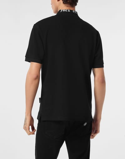 Polo T-Shirt Schedel & Beenderen