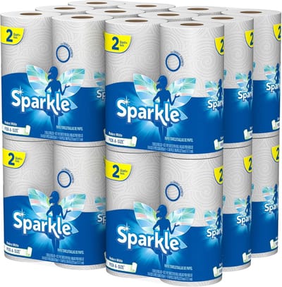 Papieren Handdoeken - Keukenrol - Huishoudelijk Gebruik - Pick-a-size - 24 Rollen - Wit
