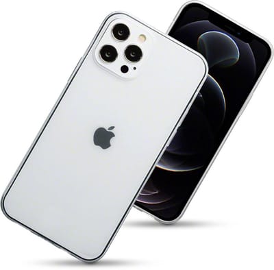 MobyDefend Hoesje - Geschikt voor Apple iPhone 12 / iPhone 12 Pro - Transparante TPU Backcover - Volledig doorzichtig