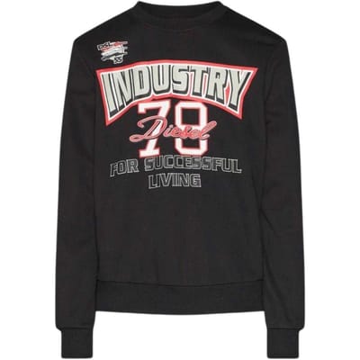 Diesel Unisex Volwassenen Industry 78 Logo Sweatshirt (Zwart)
