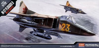 Academy Modelbouwpakket Militaire voertuigen - 12455 MiG-27 Flogger D Plane Plastic - 1:72 - Modelbouw